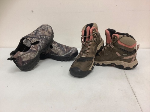 Lot of (2) Red Head Shoes and KEEN Boots Men's 9, Appears New, Sold As-is - Lot 326
