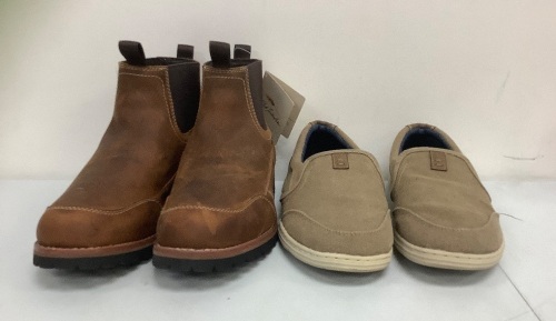 Lot of (2) Bob Timberlake Boots Men's 12W and Red Head Shoes Men's 11M, E-Comm Return, Sold As-is - Lot 330