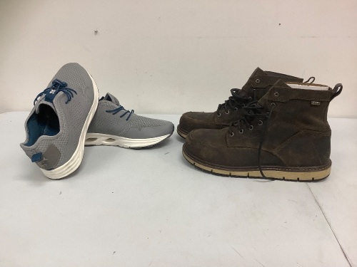 Lot of (2) World Wide Sportsman Shoes and KEEN Utility Boots Men's 11, Appears New, Sold As-is - Lot 336