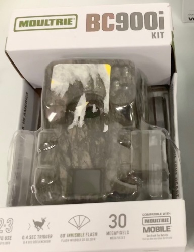 Lot of (2) Moultire BC900i Trail Cameras, E-Comm Return, Sold As-is - Lot 337