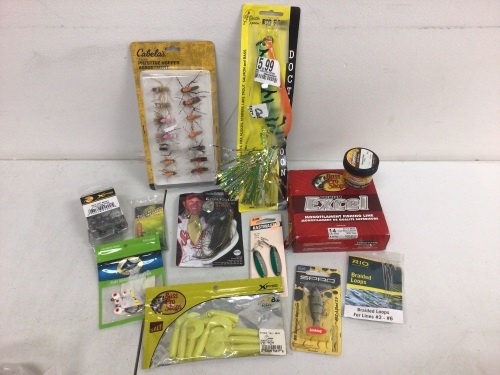 Lot of (12) Fishing Hooks and Misc, E-Commerce Return, Sold as is - Lot 356
