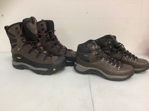 Lot of (2) KEEN and Merrell Boots Men's 11, Appears New, Sold As-is - Lot 358