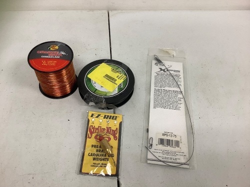 Lot of (4) Fishing Line and Accessories, E-Comm Return, Sold As-is - Lot 424