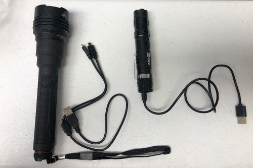 Lot of (2) ProTac StreamLight HL 5-X, Compact Stun Gun LED Flashlight, E-Commerce Return, Both Power Up, SOLD AS IS - Lot 438