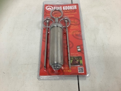 King Kooker Commercial Grade Marinade Injector, E-Comm Return, Sold As-is - Lot 462