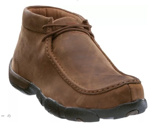 Twisted X Steel Toe Chukka Driving Mocs for Men, 10M, New, Sold as is - Lot 572