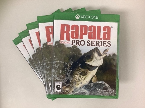 Lot of (5) Xbox One Rapala Fishing Games, New, Sold as is - Lot 593