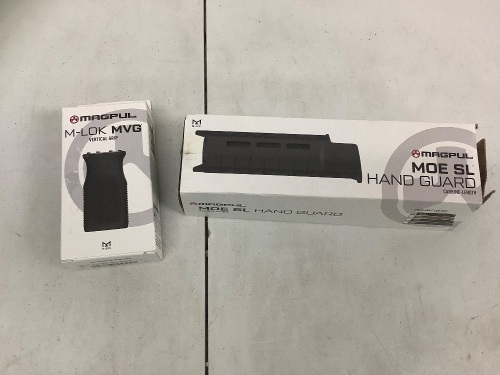 Lot of (2) Magpul M-LOK MVG Vertical Grip and MOE SL Carbine Hand Guard, Appears New, Sold As-is - Lot 435