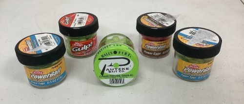 Lot of (5) Assorted Fish Bait, Appears New, Sold As-is - Lot 446