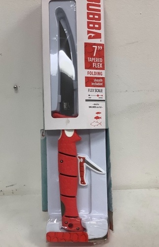 Bubba 7" Tapered Flex Folding Knife, E-Comm Return, Sold As-is - Lot 476