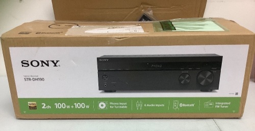 Sony STR-HD190 Stereo Reciever, Appears New, Sold As-is - Lot 40