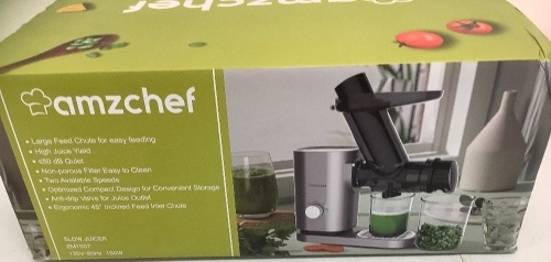 AMZCHEF Slow Juicer, E-Comm Return, Sold As-is - Lot 9