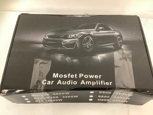 Mosfet Power Car Auto Amplifier, E-Comm Return, Sold As-is - Lot 402