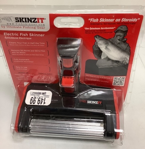 SKINZIT Electric Fish Cleaner, E-Comm Return, Sold As-is - Lot 390