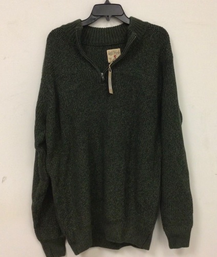 RedHead Quarter-Zip Fatigue Long-Sleeve Sweater Men's LT, Appears New, Sold As-is - Lot 442