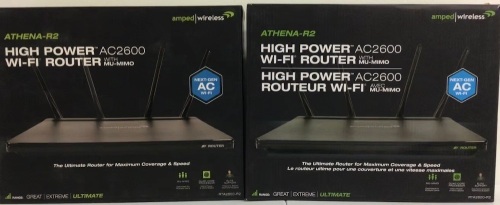 Lot of (2) Amped Wireless AC2600 Dual-Band Wi-Fi Router, Appears New, Sold As-is - Lot 116
