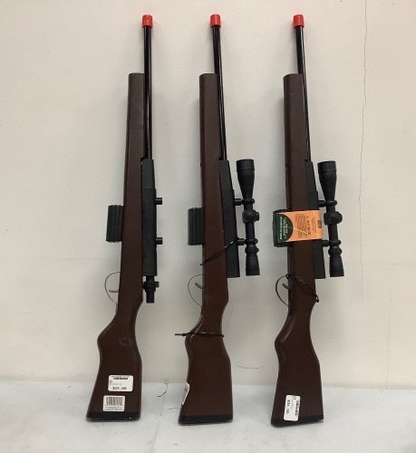 Lot of (5) Bolt Action Rifles, E-Comm Return, One is Missing Scope  - Lot 46