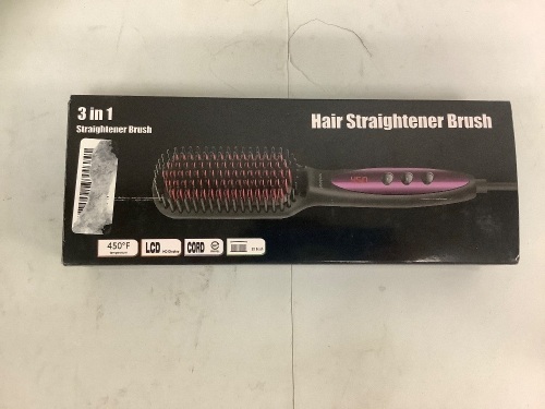 Hair Straightener Brush, Appears New - Lot 239