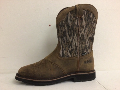 Pinedale Square-Toe Western Style Work Boots Men's 13D, E-Comm Return, Sold As-is - Lot 214