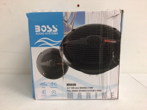 Boss Audio Systems 6.5'' 2-Way Marine Speakers, Appears New, Sold As-is - Lot 254