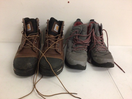 Lot of (2) Carhartt Boots Men's 10 and Columbia Boots Men's 8.5, E-Comm Return, Sold As-is - Lot 216