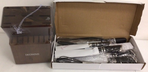 IKOMMI 23 Piece High-Carbon Stainless Steel Knife Set, Appears New, Sold As-is - Lot 266