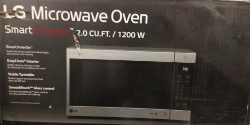 LG Microwave Oven 2.0 Cu.Ft. 1200W, Appears New, Sold As-is - Lot 53