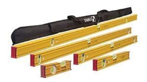 Stabila 29872 Type 80 AS-2 Spirit Level Set, Set of 5 - Lot 298