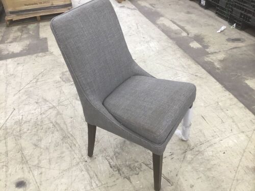 Gray Upholstered Dining Chair  - Lot 411