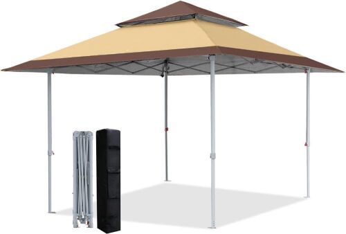COOSHADE 13x13Ft Pop Up Canopy Tent Instant Folding Shelter  - Lot 456