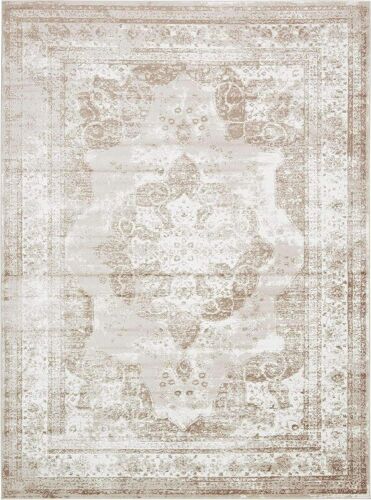 Unique Loom Sofia Collection Area Rug Salle Garnier 9' x 12' Rectangle, Beige/ Ivory  - Lot 828