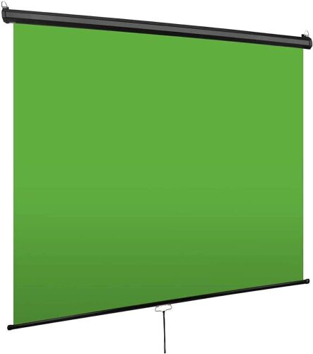 Excelimage Pull-Down Green Screen Backdrop 79" x 75" Auto-Locking  - Lot 836