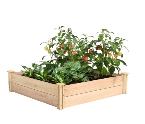 Miracle-Gro 48 in. L x 48 in. W x 11 in. H Cedar Raised Garden Bed - Lot 196