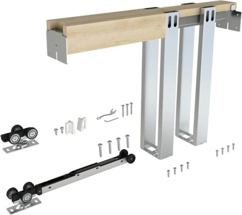 JUBEST 6.6FT Pocket Door Hardware  - Lot 515