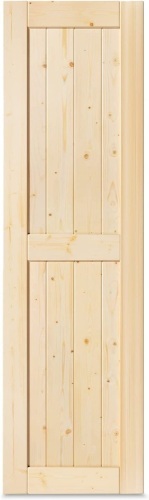 ROYMELO 24x84 inch Unfinished Sliding Barn Door Slab - Lot 534
