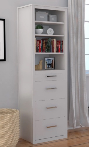 Storage Side Tower in White - Lot 402