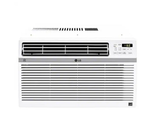 LG 8,000 BTU 115-Volt Window Air Conditioner Cools 350 Sq. Ft. with ENERGY STAR and Remote, Wi-Fi Enabled - Lot 38