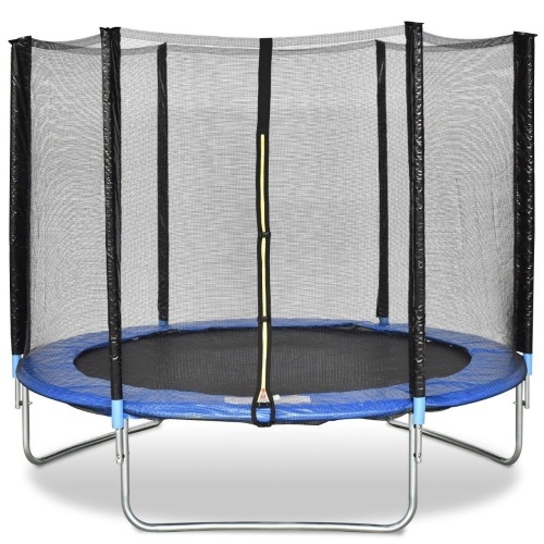 8' Round Trampoline With Spring Safety Pad  - Lot 85