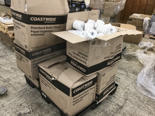 Pallet of Bathroom Paper Products & Trash Bags  - Lot 29