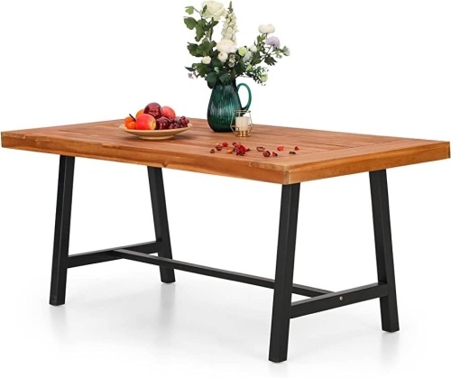 Outdoor Acacia Wood Table - Lot 5367