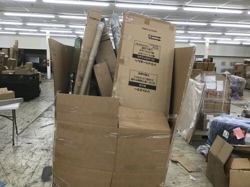 Pallet of E-Comm Return & Salvage - Items May Be Broken and Incomplete.  - Lot 144