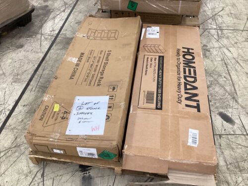 Lot of (2) Storage Shelves, Uninspected  - Lot 169