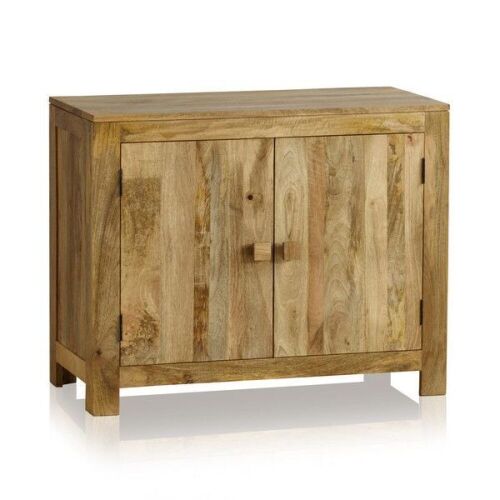 Mantis Light Natural Solid Mango Small Sideboard  - Lot 60