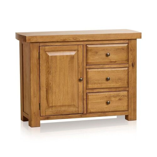 Hercules Rustic Solid Oak Storage Cabinet - Lot 64