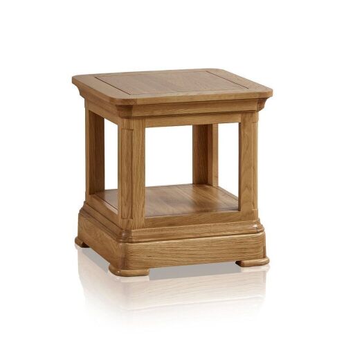 Cantebury Natural Solid Oak Lamp Table, Set of 2  - Lot 74
