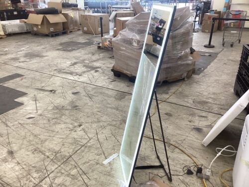 Light Up Standing Floor Mirror  - Lot 196