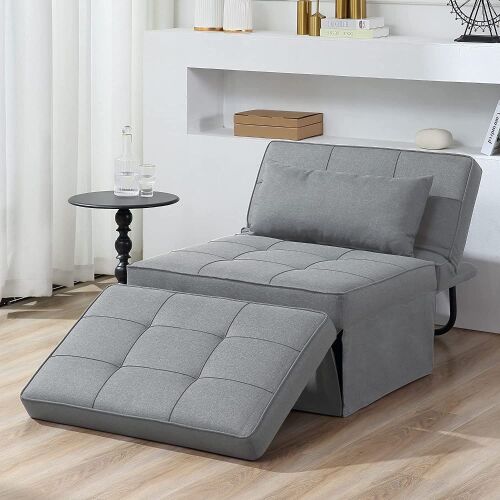 4 in 1 Multi Function Folding Ottoman Sleeper Bed - Light Frame Damage - Lot 393