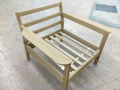 Wood Outdoor Chair - No Cushion - Lot 123