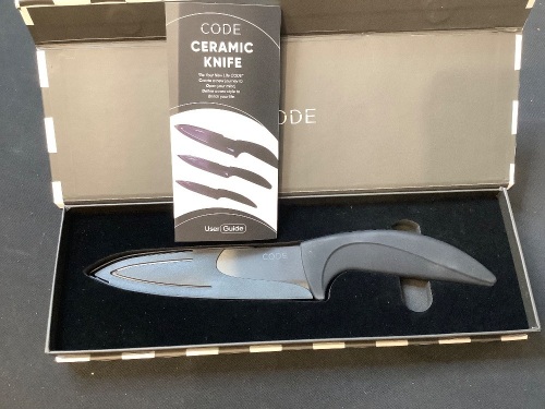 CODE Master 6" Ceramic Chef's Knife - Lot 131