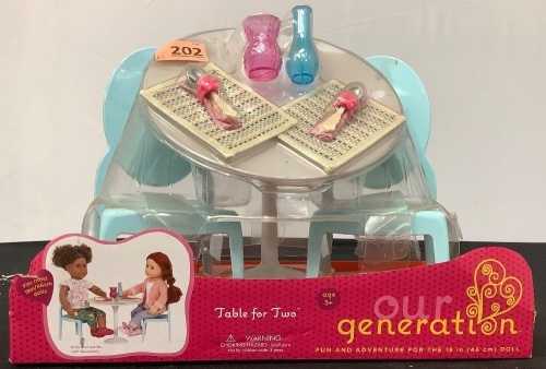 Our Generation Table for Two Playset - Lot 202
